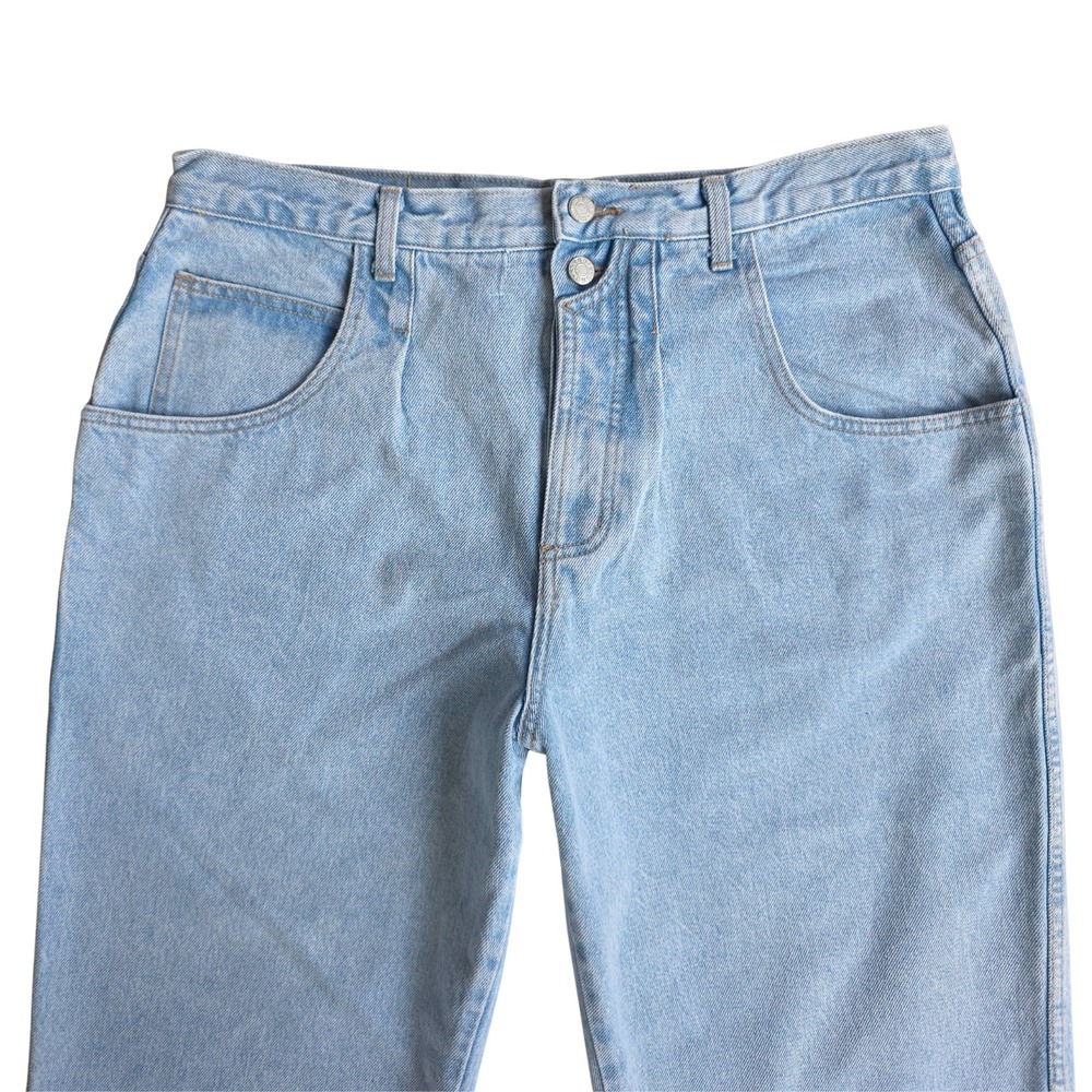 Vintage Guess Mens Jeans Light‎ Wash USA 80s 90s 37x34 Georges Marciano Pleated